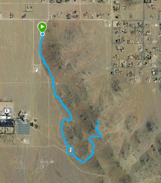 Andrews Peak Course Map