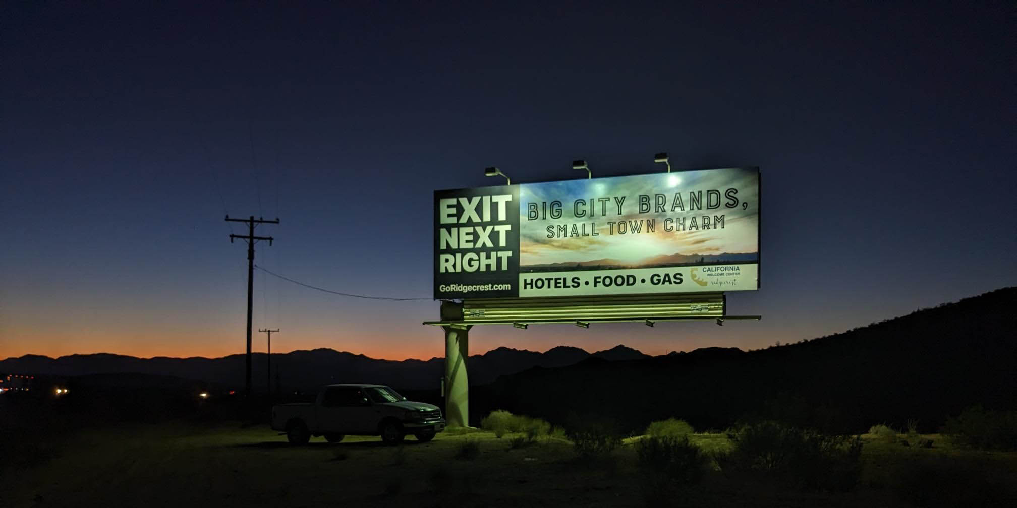 Billboard at Night